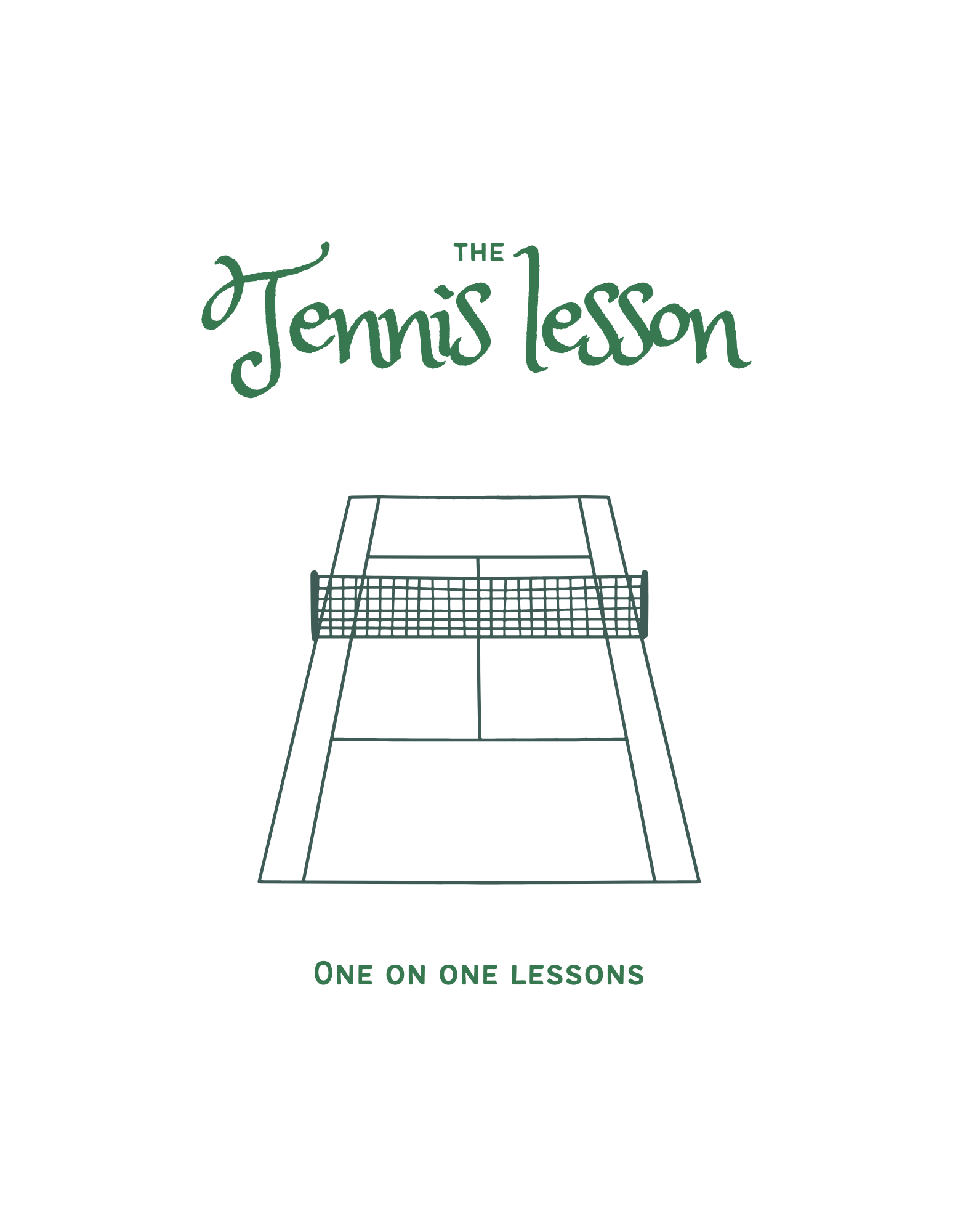 Tennis lessons 網球課程 (ㄧ對二課程)